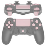 eXtremeRate Replacement D-pad R1 L1 R2 L2 Triggers Touchpad Action Home Share Options Buttons, Cherry Blossoms Full Set Buttons Repair Kits with Tool for PS4 Slim PS4 Pro CUH-ZCT2 Controller - SP4J0409