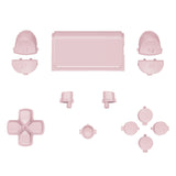 eXtremeRate Replacement D-pad R1 L1 R2 L2 Triggers Touchpad Action Home Share Options Buttons, Cherry Blossoms Full Set Buttons Repair Kits with Tool for PS4 Slim PS4 Pro CUH-ZCT2 Controller - SP4J0409