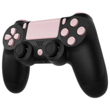 eXtremeRate Replacement D-pad R1 L1 R2 L2 Triggers Touchpad Action Home Share Options Buttons, Cherry Blossoms Full Set Buttons Repair Kits with Tool for PS4 Slim PS4 Pro CUH-ZCT2 Controller - SP4J0409