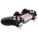 eXtremeRate Replacement D-pad R1 L1 R2 L2 Triggers Touchpad Action Home Share Options Buttons, Cherry Blossoms Full Set Buttons Repair Kits with Tool for PS4 Slim PS4 Pro CUH-ZCT2 Controller - SP4J0409