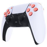 eXtremeRate Replacement D-pad R1 L1 R2 L2 Triggers Share Options Face Buttons, Coral Full Set Buttons Compatible with ps5 Controller BDM-010 & BDM-020 - JPF1020G2
