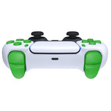 eXtremeRate Replacement D-pad R1 L1 R2 L2 Triggers Share Options Face Buttons, Green Full Set Buttons Compatible with ps5 Controller BDM-010 & BDM-020 - JPF1006G2