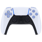 eXtremeRate Replacement D-pad R1 L1 R2 L2 Triggers Share Options Face Buttons, Light Violet Full Set Buttons Compatible with ps5 Controller BDM-010 & BDM-020 - JPF1015G2
