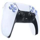 eXtremeRate Replacement D-pad R1 L1 R2 L2 Triggers Share Options Face Buttons, Light Violet Full Set Buttons Compatible with ps5 Controller BDM-010 & BDM-020 - JPF1015G2