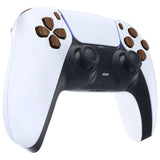 eXtremeRate Replacement D-pad R1 L1 R2 L2 Triggers Share Options Face Buttons, Wood Grain Full Set Buttons Compatible with ps5 Controller BDM-010 & BDM-020- JPF9001G2