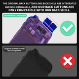 eXtremeRate Chrome Blue Replacement Full Set Buttons for Steam Deck LCD - JESDD004