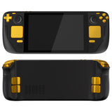 eXtremeRate Chrome Gold Replacement Full Set Buttons for Steam Deck LCD - JESDD001