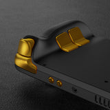 eXtremeRate Chrome Gold Replacement Full Set Buttons for Steam Deck LCD - JESDD001