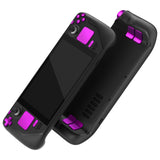 eXtremeRate Chrome Purple Replacement Full Set Buttons for Steam Deck LCD - JESDD002