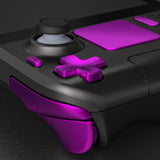 eXtremeRate Chrome Purple Replacement Full Set Buttons for Steam Deck LCD - JESDD002