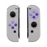 eXtremeRate Classics SNES Style Joycon Handheld Controller Housing with Full Set Buttons, DIY Replacement Shell Case for NS Switch JoyCon & OLED JoyCon - Console Shell NOT Included - CT105