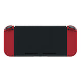 eXtremeRate Soft Touch Grip Passion Red Joycon Handheld Controller Housing with Coloful Buttons, DIY Replacement Shell Case for NS Switch JoyCon & OLED JoyCon – Joycon and Console NOT Included - CP334