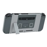 eXtremeRate Back Plate for Nintendo Switch Console, NS Joycon Handheld Controller Housing with Buttons, DIY Replacement Shell for Nintendo Switch - SFC SNES Classic EU - QT118
