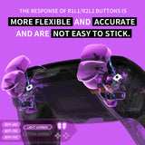 eXtremeRate Micro Switch - Light Version Tactile Clicky Hair Trigger Kit V2 for PS5 Controller BDM-040/050/060 Shoulder Buttons, Ergonomic Micro Switches L2 R2 Tactile L1 R1 Mouse Click Kit for PS5 Controller - PFMD016V2