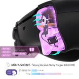 eXtremeRate Micro Switch - Strong Version Tactile Clicky Hair Trigger Kit V2 for PS5 Controller BDM-040/050/060 Shoulder Buttons, Ergonomic Micro Switches L2R2 Tactile L1R1 Mouse Click Kit for PS5 Controller - PFMD015V2