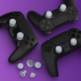 eXtremeRate ThumbsGear V3 Interchangeable Ergonomic Thumbsticks for PS5 Edge & PS5 & PS4 Controller - Original White - NNFPFM002