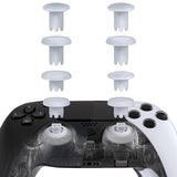 eXtremeRate ThumbsGear V3 Interchangeable Ergonomic Thumbsticks for PS5 Edge & PS5 & PS4 Controller - Original White - NNFPFM002