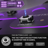 eXtremeRate Light Version Whole Clicky Kit V2 for PS5 Controller BDM-040/050/060 Shoulder Face Buttons, Micro Switch L2R2 Clicky Hair Trigger Kit and Tactile L1R1 Face Buttons Mouse Click for PS5 Controller - PFMD018V2