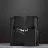 eXtremeRate eXcover Replacement Top Bottom Cover Side Panel with Cooling Vent for PS5 Slim Disc Edition Console - Black - APSPFM001