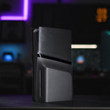 eXtremeRate eXcover Replacement Top Bottom Cover Side Panel with Cooling Vent for PS5 Slim Disc Edition Console - Black - APSPFM001