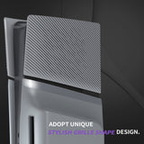 eXtremeRate eXcover Replacement Top Bottom Cover Side Panel with Cooling Vent for PS5 Slim Disc Edition Console - New Hope Gray - APSPFM003