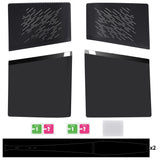 eXtremeRate eXcover Replacement Top Bottom Cover Side Panel with Cooling Vent for PS5 Slim Digital Edition Console - Black - SWRPFM001