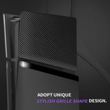 eXtremeRate eXcover Replacement Top Bottom Cover Side Panel with Cooling Vent for PS5 Slim Digital Edition Console - Black - SWRPFM001