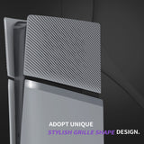 eXtremeRate eXcover Replacement Top Bottom Cover Side Panel with Cooling Vent for PS5 Slim Digital Edition Console - New Hope Gray - SWRPFM003