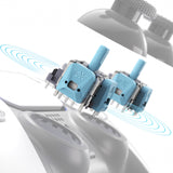 eXtremeRate eXhall Digital Calibrable Hall Effect Thumbstick Kit for PS5 Controller, Replacement 3D Joystick Analog Stick Sensor Module Kit for PS5 Controller with Calibrate FPC Board - Blue 80gf - HMRPF001