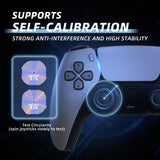eXtremeRate eXhall Digital Calibrable Hall Effect Thumbstick Kit for PS5 Controller, Replacement 3D Joystick Analog Stick Sensor Module Kit for PS5 Controller with Calibrate FPC Board - Blue 80gf - HMRPF001