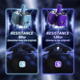 eXtremeRate eXhall Digital Calibrable Hall Effect Thumbstick Kit with Calibrate FPC Board for PS5 Controller - Purple 120gf - HMRPF002