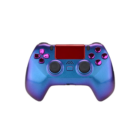 eXtremeRate Chameleon Purple Blue Glossy Custom Remap Elite Controller for Video Game- SP4CP01