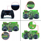 eXtremeRate Textured Green Dawn Remappable Remap Kit with Redesigned Back Shell & 4 Back Buttons for PS4 Controller JDM 040/050/055 - P4RM010