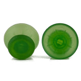 eXtremeRate Clear Green Custom Thumbsticks Analog Stick Part for PS4 Controll - P4J0113Q