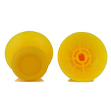 eXtremeRate Solid Yellow Analog Thumbsticks Buttons Repair for PS4 Controller - P4J0104