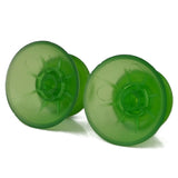 eXtremeRate Clear Green Custom Thumbsticks Analog Stick Part for PS4 Controll - P4J0113Q