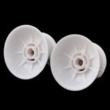 eXtremeRate Solid White Analog Thumbsticks Buttons Repair for PS4 Controller - P4J0110Q