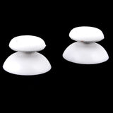 eXtremeRate Solid White Analog Thumbsticks Buttons Repair for PS4 Controller - P4J0110Q