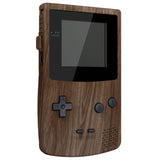 eXtremeRate IPS Ready Upgraded Wood Grain GBC Replacement Shell Full Housing Cover w/ Buttons for Gameboy Color – Fit for GBC OSD IPS & Regular IPS & Standard LCD – Console & IPS Screen NOT Included - QCBS2001