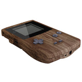 eXtremeRate IPS Ready Upgraded Wood Grain GBC Replacement Shell Full Housing Cover w/ Buttons for Gameboy Color – Fit for GBC OSD IPS & Regular IPS & Standard LCD – Console & IPS Screen NOT Included - QCBS2001