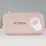 ACTMODZ Pink Cute Cat Paw Carrying Case for Nintendo Switch & Switch OLED - ACTM002