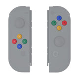 eXtremeRate Replacement DIY Colorful ABXY Buttons Directions Keys Repair Kits for NS Switch JoyCon & OLED JoyCon - AJ109