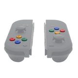 eXtremeRate Replacement DIY Colorful ABXY Buttons Directions Keys Repair Kits for NS Switch JoyCon & OLED JoyCon - AJ109