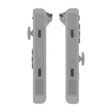 eXtremeRate Replacement ABXY Direction Keys SR SL L R ZR ZL Trigger Buttons, Full Set Buttons for NS Switch JoyCon & OLED JoyCon - Clear Black - AJ112