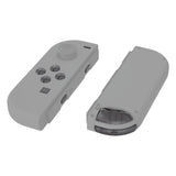eXtremeRate Replacement ABXY Direction Keys SR SL L R ZR ZL Trigger Buttons, Full Set Buttons for NS Switch JoyCon & OLED JoyCon - Clear Black - AJ112