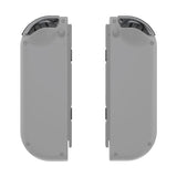 eXtremeRate Replacement ABXY Direction Keys SR SL L R ZR ZL Trigger Buttons, Full Set Buttons for NS Switch JoyCon & OLED JoyCon - Clear Black - AJ112