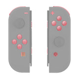 eXtremeRate Replacement ABXY Direction Keys SR SL L R ZR ZL Trigger Buttons, Full Set Buttons for NS Switch JoyCon & OLED JoyCon - Cherry Pink - AJ114