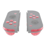 eXtremeRate Replacement ABXY Direction Keys SR SL L R ZR ZL Trigger Buttons, Full Set Buttons for NS Switch JoyCon & OLED JoyCon - Cherry Pink - AJ114