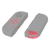 eXtremeRate Replacement ABXY Direction Keys SR SL L R ZR ZL Trigger Buttons, Full Set Buttons for NS Switch JoyCon & OLED JoyCon - Cherry Pink - AJ114