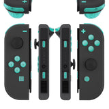 eXtremeRate Replacement ABXY Direction Keys SR SL L R ZR ZL Trigger Buttons, Full Set Buttons for NS Switch JoyCon & OLED JoyCon - Emerald Green - AJ115